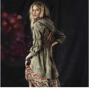Free People Festival Anorak Jacket, Army Combo, 0